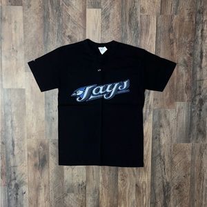 Tampa Bay Rays Majestic Black Baseball T-Shirt #4 (XL)